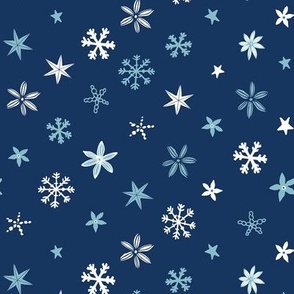 Christmas Stars - Blue