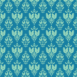 chicken damask blues 2