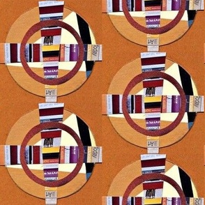 modern art circles and stripes 4