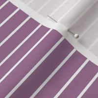 Mauve Pin Stripe Pattern Horizontal in White