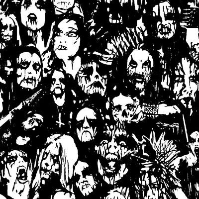 Corpse paint  Black metal art, Punk makeup, Extreme metal