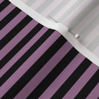 Mauve Bengal Stripe Pattern Horizontal in Black