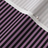 Small Mauve Bengal Stripe Pattern Horizontal in Black