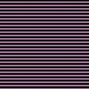 Small Mauve Bengal Stripe Pattern Horizontal in Black