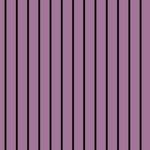 Mauve Stripe Pattern Vertical in Black