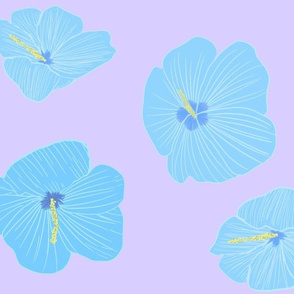Blue Hau flower