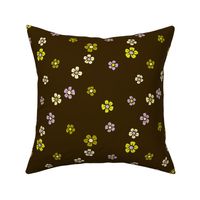 R.I.Peace & Love Flowers (Brown)