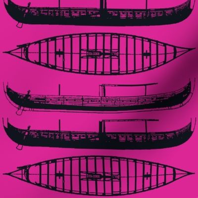 PINK Epic Black Gokstad Longship