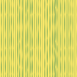 Green Stripes on Yellow