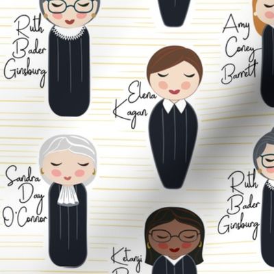 2022 Female Justices of the Supreme Court 4 inch Scale © Jennifer Garrett
