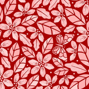 Blooming Basket (Red)