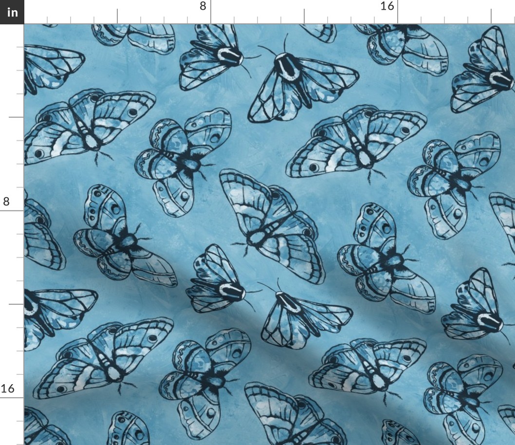Marvelous Moths (Blue)