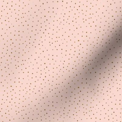 gold dots coordinate - dusty peach
