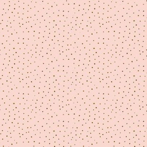 gold dots coordinate - dusty peach