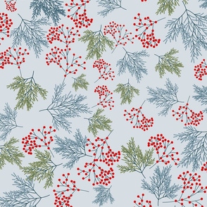 winter forest pattern 1a