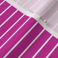 Royal Fuchsia Pin Stripe Pattern Horizontal in White