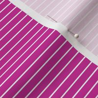 Small Royal Fuchsia Pin Stripe Pattern Horizontal in White