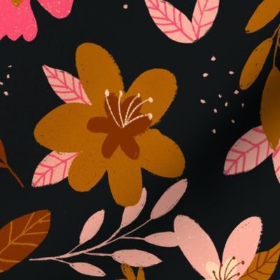 Pink Fall Floral 