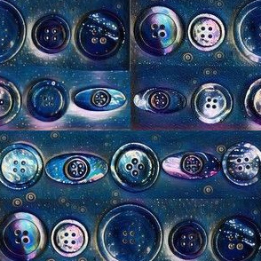 Cobalt Vintage Buttons
