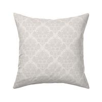 COVID daMASK in Ecru, Dark on Light, Medium