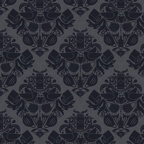 COVID daMASK in Black, Dark on Light, Medium