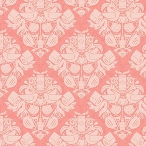 COVID daMASK in Pink, Light on Dark, Medium