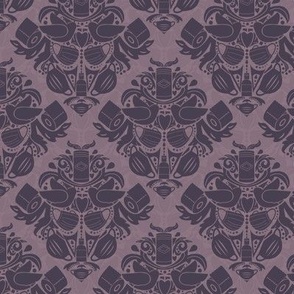  COVID daMASK in Wine, Dark on Light, Medium