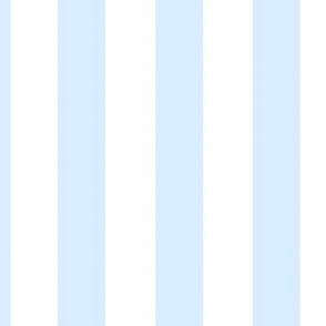 Blue and white ,vertical stripes 