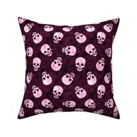 Happy Skull Scatter Pink