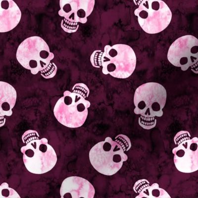 Happy Skull Scatter Pink