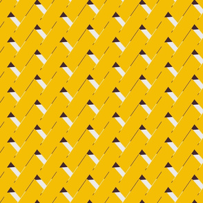 Illuminating yellow geometric print 