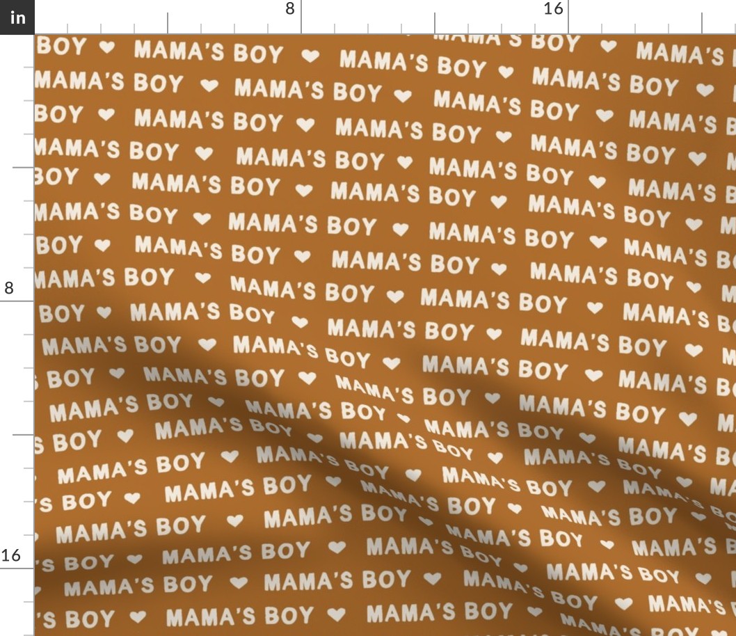 mama's boy fabric Valentines Day 