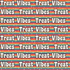 Treat Vibes with confetti on Retro Rainbow 