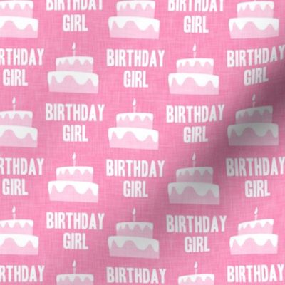 Birthday Girl  - Birthday Cake - pink - LAD20