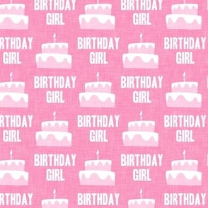 Birthday Girl  - Birthday Cake - pink - LAD20