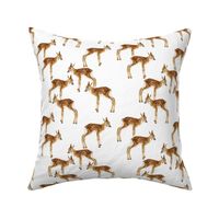 Fawn Party - Smaller Scale on White