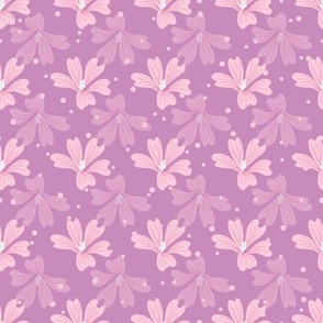 Pink floral pattern