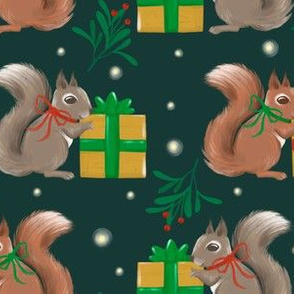 Christmas Squirrels