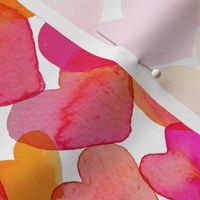 Watercolor hearts | Valentines Day | Love