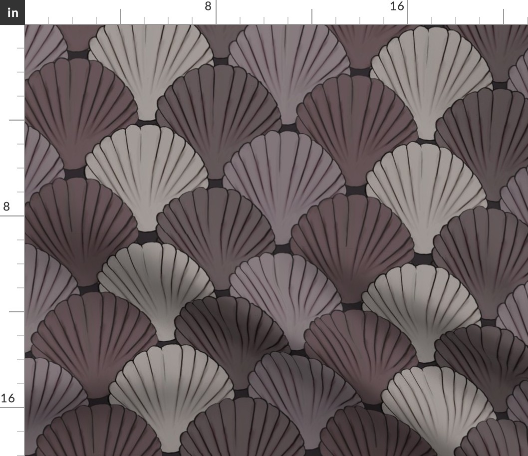 Shells in Taupe
