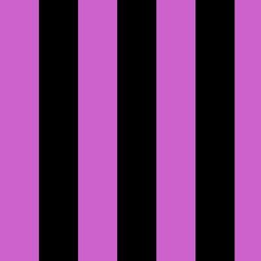 Large Awning Stripe Pattern Vertical in Black