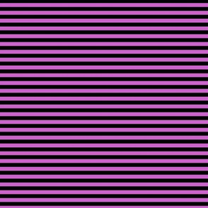 Small Fuchsia Bengal Stripe Pattern Horizontal in Black