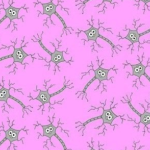 Cute Neuron - multi directional on pink