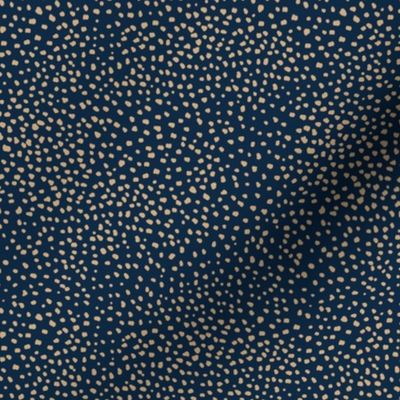 Fat cheetah spots baby animal print minimal small speckles and spots abstract wild cat white snow leopard nursery cinnamon ginger yellow navy blue  SMALL