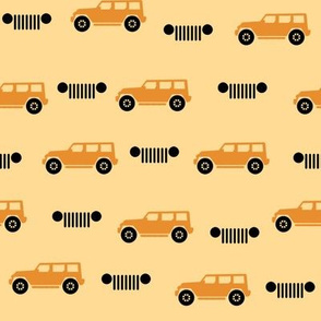 Punkin Orange Jeep Orange Background