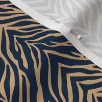 The minimalist zebra stripes animal print boho jungle theme nursery soft ginger navy blue