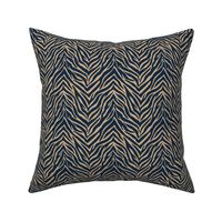 The minimalist zebra stripes animal print boho jungle theme nursery soft ginger navy blue