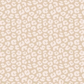 The minimalist little panther spots leopard print animal skin texture wild child boho nursery design soft pastel beige ginger blush 