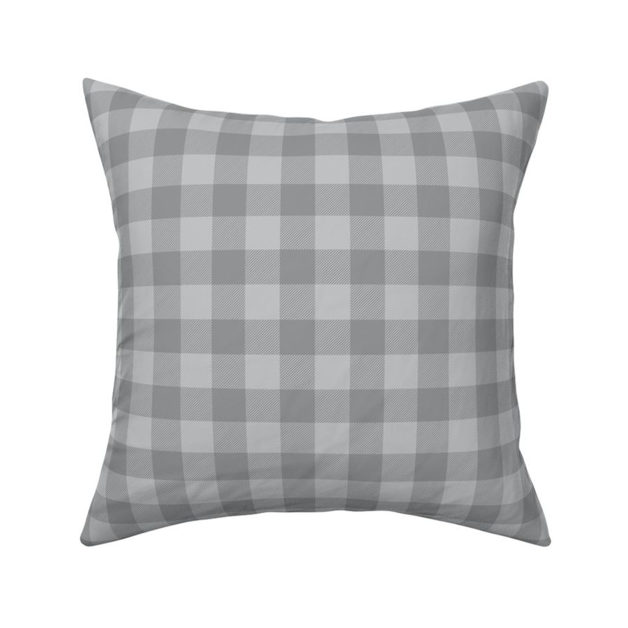 1" Gray Plaid