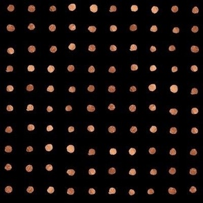 Copper Grid Dots 0.3 inch black